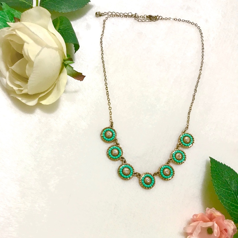 Dainty Teal Necklace💚